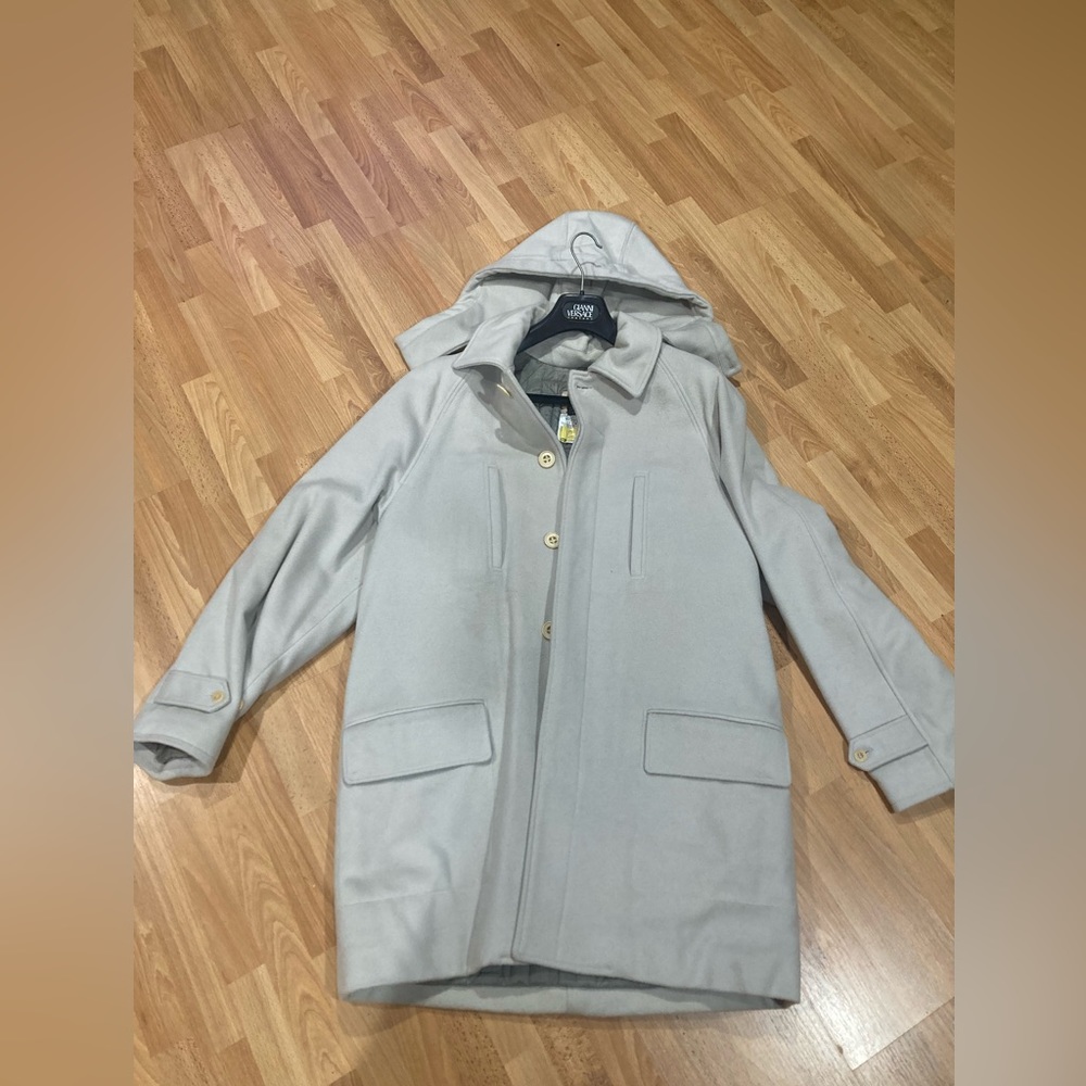 Versace, wool coat